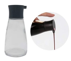 excelity cruet dispenser set for olive oil vinegar soy sauce with elegant glass bottle kitchen cooking barbecue tool