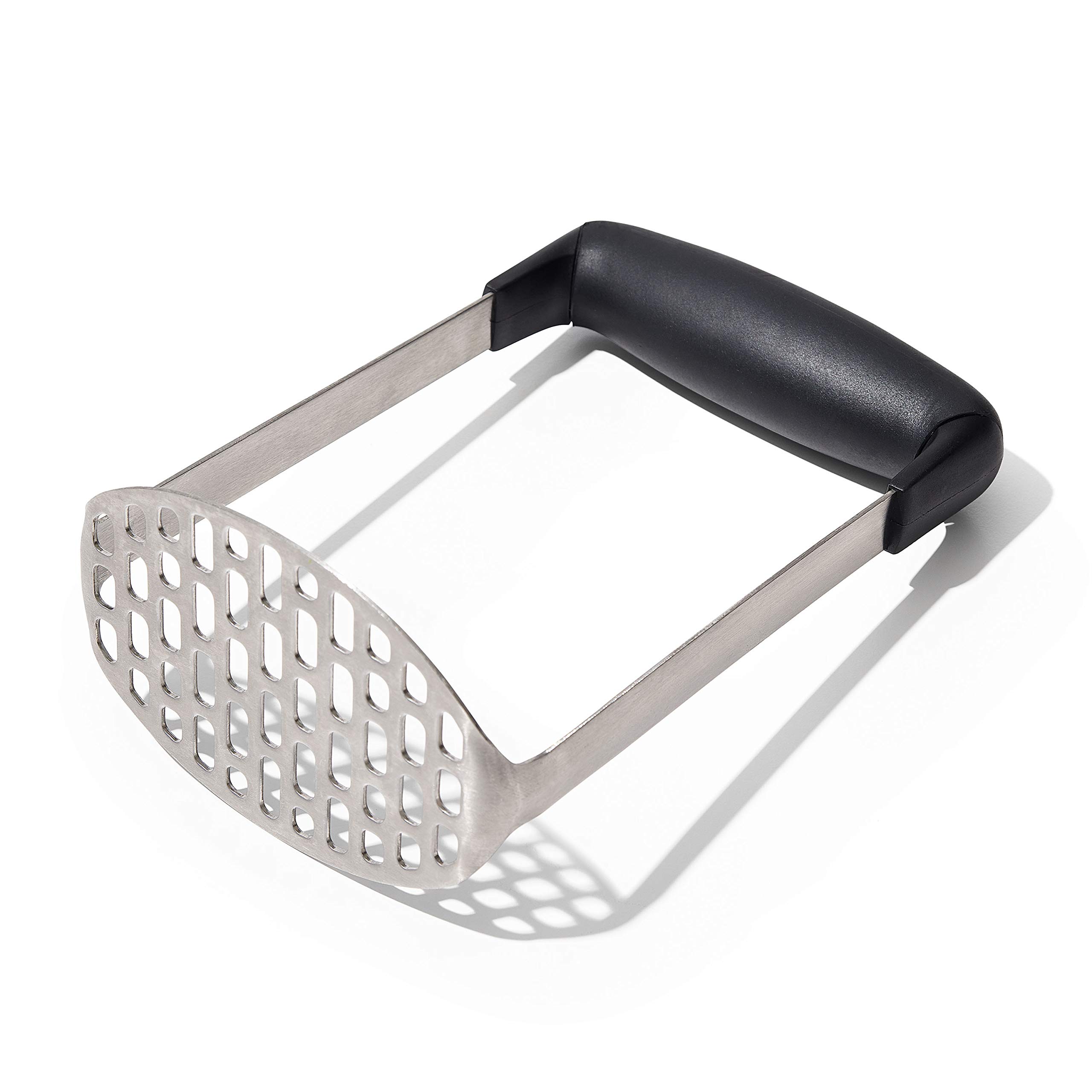 OXO Good Grips Stainless Steel Smooth Potato Masher, Black/Silver