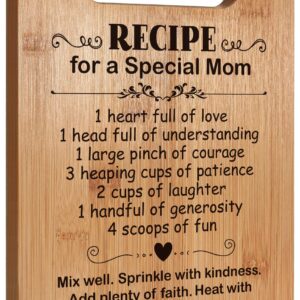 Popular Mom Gifts, Cutting Board Gift for mother, Cute Mom Gifts from Daughter Son, Mom Gift for Mother's Day or Birthday