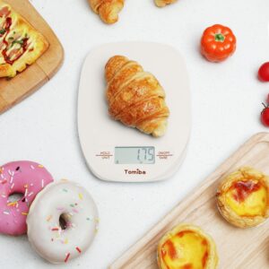 Tomiba Digital Food Scale 11 Lbs for Kitchen Baking Scale Digital Weight Grams and Ounces EK6011C