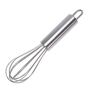huakai stainless steel small whisk for cheese, coffee, eggs, very handy (6 inches)