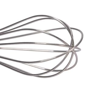 Huakai stainless steel small whisk for cheese, coffee, eggs, very handy (6 inches)