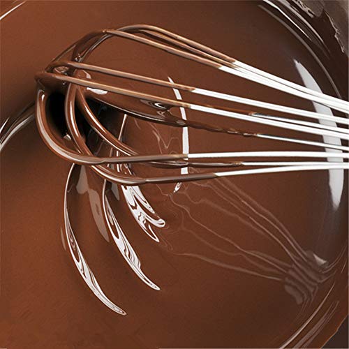 Huakai stainless steel small whisk for cheese, coffee, eggs, very handy (6 inches)