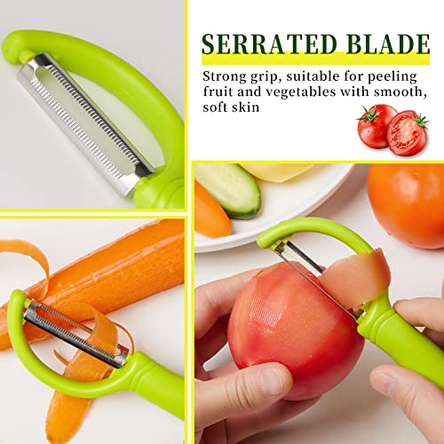 Potato Peeler Kitchen, Vegetable Peeler, for kitchenaid Restaurant Fruit and Vegetable Peeling, I and Y Type Peeler Stainless Steel Blades, Peel Vegetables, Apple, veggie, carrot, potatoes, Set of 3.