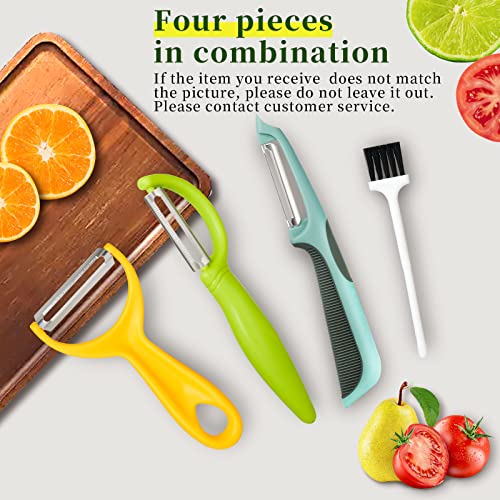 Potato Peeler Kitchen, Vegetable Peeler, for kitchenaid Restaurant Fruit and Vegetable Peeling, I and Y Type Peeler Stainless Steel Blades, Peel Vegetables, Apple, veggie, carrot, potatoes, Set of 3.