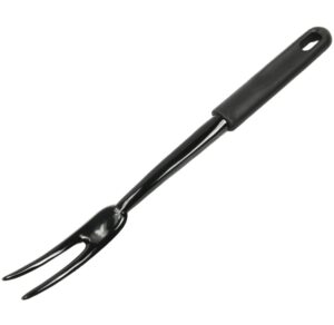 chef craft basic nylon meat cooking fork, 12 inch, black