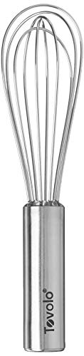 Tovolo 6" Mini Stainless Steel Whisk - Small Kitchen Gadget & Utensil for Baking, Cooking, Whipping, Mixing, Egg Beating, & Essentials / Dishwasher-Safe