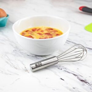 Tovolo 6" Mini Stainless Steel Whisk - Small Kitchen Gadget & Utensil for Baking, Cooking, Whipping, Mixing, Egg Beating, & Essentials / Dishwasher-Safe