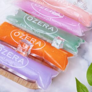 Popsicle Bags 180 Pack Ice Pop Bags Disposable Popsicle Pouches with Silicone Funnel, DIY Popsicle Freezer Bags for Kids Healthy Snacks, Yogurt Sticks, Juice and Fruit Smoothies and Ice Candy Pops