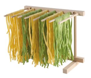 eppicotispai ep 102 natural beechwood collapsable pasta drying rack