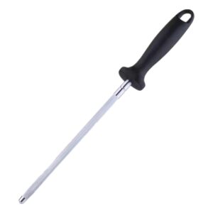 eczixnczo knife sharpening rod steel professional kitchen sharpener honing rods knife honing rod13 inch steel rod