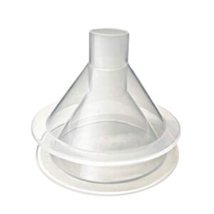 mini plastic funnel for filling bottles | 1/2 inch spout (2 pack)