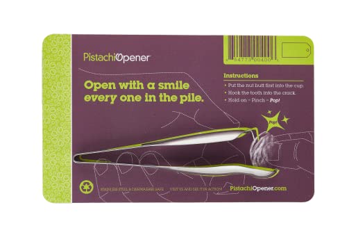 One PistachiOpener - (1) Pistachio Nut Opener - With just a pinch they POP!