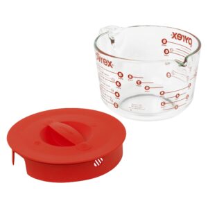 pyrex glass measuring cup set (8-cup, microwave and oven safe )