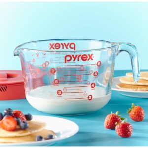 Pyrex Glass Measuring Cup Set (8-Cup, Microwave and Oven Safe )