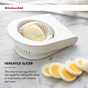 KitchenAid Classic Egg Slicer with Stainless Steel Wires, 9 Inch, White