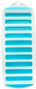meadow lane ice stick/cube tray, teal blue, 1-tray, narrow and long for sports bottles