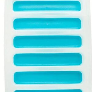 Meadow Lane Ice Stick/Cube Tray, Teal Blue, 1-Tray, Narrow and Long for Sports Bottles