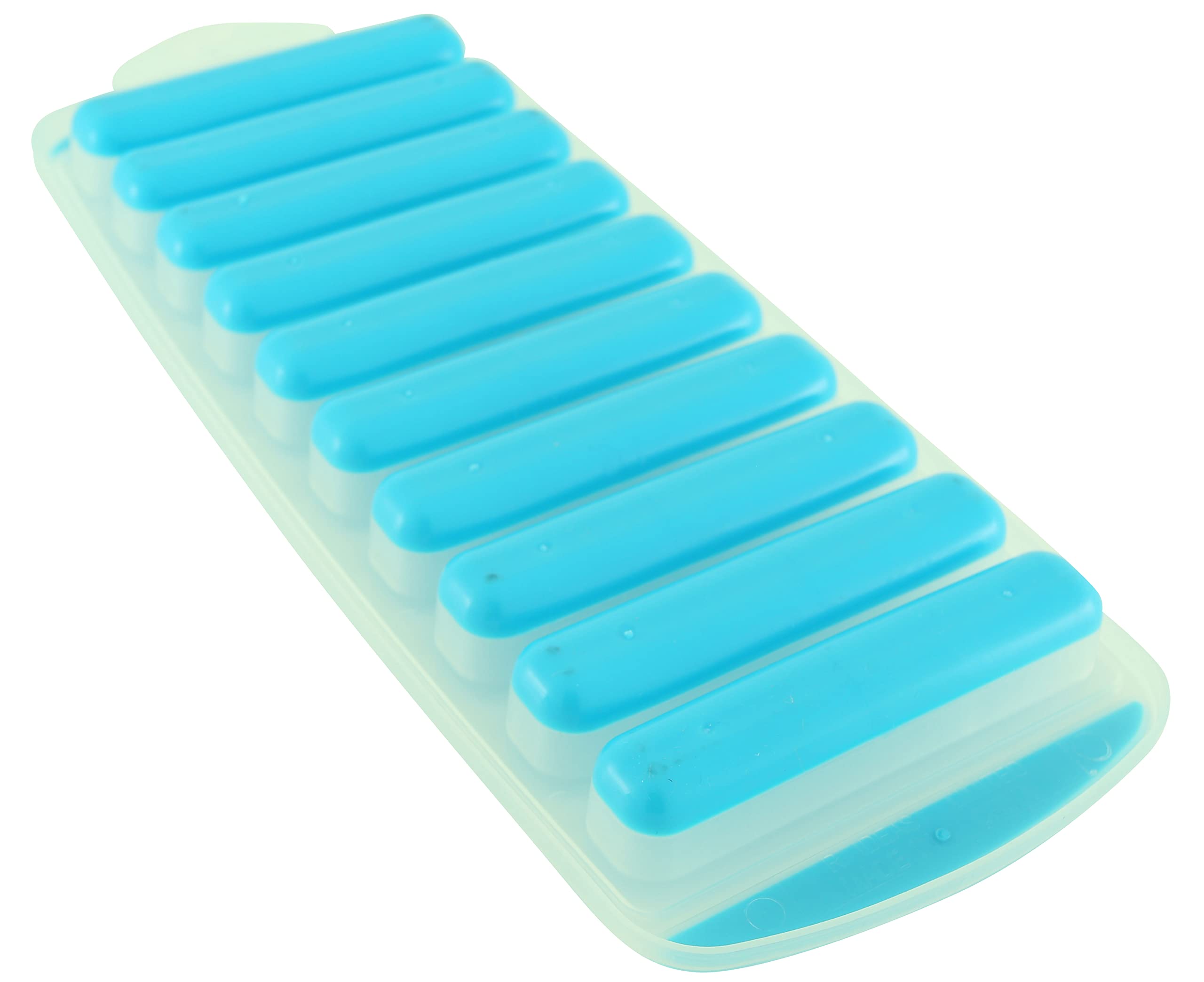 Meadow Lane Ice Stick/Cube Tray, Teal Blue, 1-Tray, Narrow and Long for Sports Bottles