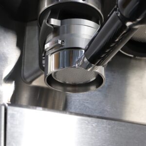 FIRJOY 54mm Espresso Dosing Funnel for Breville Barista Portafilters (Stainless Steel-Silver)