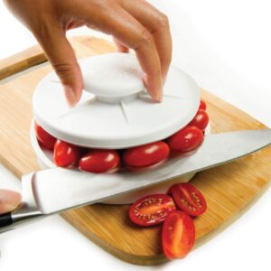 Rapid Slicer Food Cutter, Non-Slip Holder To Slice Foods Easily and Safely, White