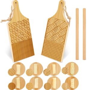 4 pieces gnocchi board gnocchi pasta board wood gnocchi board gnocchi maker garganelli pasta board set with rolls pasta making tools for pasta maker pasta board gnocchi roller kitchen gift ideas