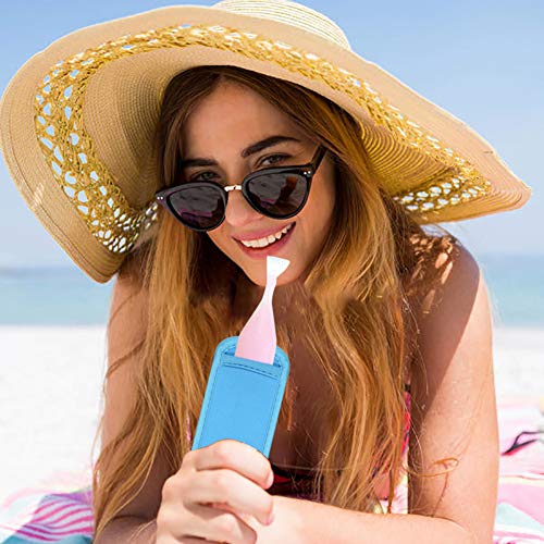 Popsicle Holder Ice Popsicles Bags Neoprene Insulator Sleeves Reusable Freezer Pop Holders Antifreezing Sleeves Popsicle Holders 12 Pack