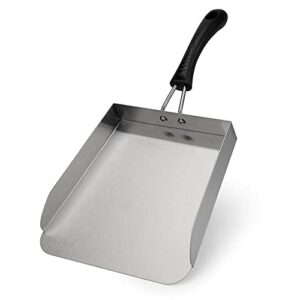 stanbroil stainless steel griddle food mover smash burger food shovel grill spatula great for stir fry and move food, 13"