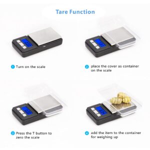 Fuzion Ultra Mini Scale, 1000g x 0.1g Digital Pocket Scale, Grams and Oz 6 Units, Gram Scale with LCD Display, Tare, Battery Included