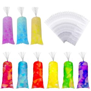 ice bags disposable ice pop mold bags plastic ice candy bags for making ice pop yogurt candy freeze pops (120)