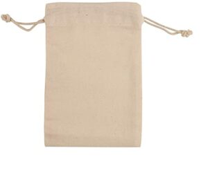 kupoo 50ps cotton bags cotton muslin bags drawstring muslin bag for wedding party favor and diy craft (5x7 inch)