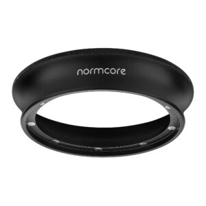 normcore 58mm magnetic dosing funnel v2 - espresso coffee dosing ring - 18mm anodized aluminum with 9 magnetized steel compatible with 58mm portafilter