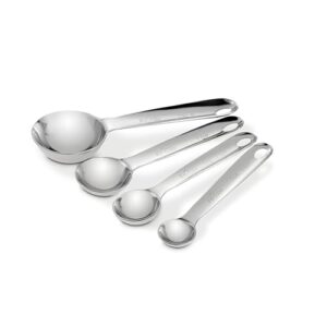 all-clad specialty stainless steel kitchen gadgets measuring spoons kitchen tools, kitchen hacks silver