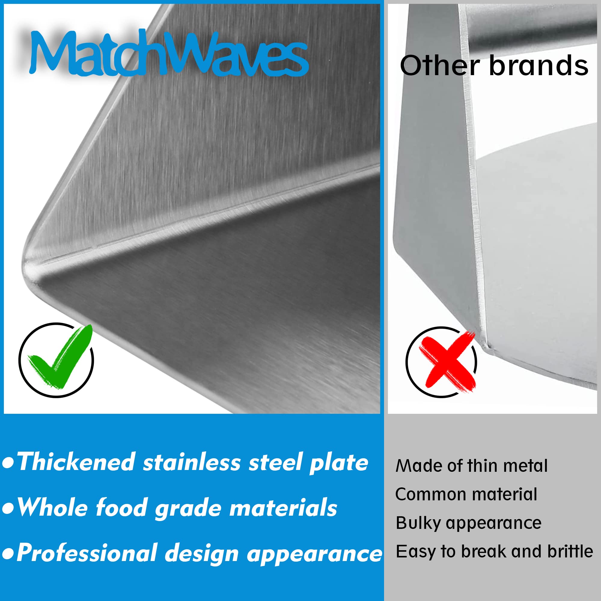 Matchwaves Blackstone Grease Cup Liners for 28 and 36 inch Blackstone Griddle, Bundle with Stainless Steel Burger Smasher for Griddle (20 Grease Catcher Liners and 1 Burger Press)