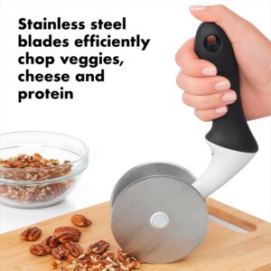 Efficiently slice vegetables and cheese with this stainless steel chopper