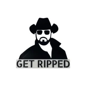yellowstone rip wheeler get ripped fridge magnet - perfect for fans of the hit tv show yellowstone - decorative rip get ripped fridge magnet for home or office decor