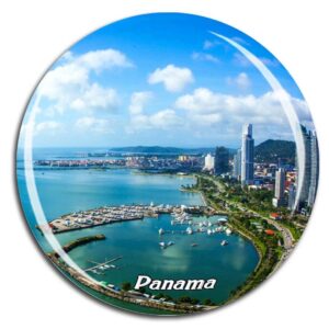 panama fridge magnet 3d crystal glass tourist city travel souvenir collection gift strong refrigerator sticker