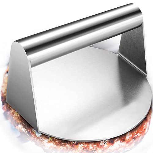 Stainless Steel Burger Press, Non Stick Hamburger Mold 5.5in Hamburger Press Patty Maker, Used to Fill Burgers, Sliders, Regular Beef Burgers, Non-Stick Kitchen Barbecue Tools, Barbecue Accessories