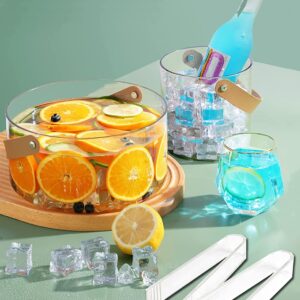 6 Packs of Plastic Buffet Serving Tongs,6.3 Inch Mini Clear Tongs for Appetizers,Serving Food,Ice Cube,Tea,Coffee Party and Jars.