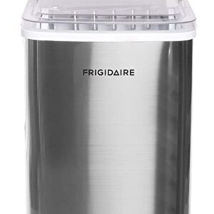 Frigidaire EFIC123-SS Counter Top Maker, Produces 26 pounds Ice per Day, Stainless Steel, Stainless