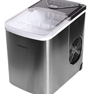 Frigidaire EFIC123-SS Counter Top Maker, Produces 26 pounds Ice per Day, Stainless Steel, Stainless