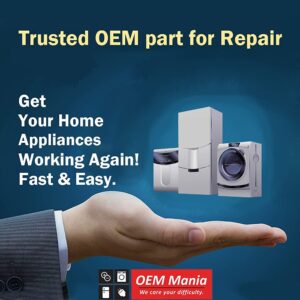 [DA61-06796A Clip OEM Mania] DA61-06796A NEW OEM Produced for SAMSUNG Refrigerator Drain Clip Evaporator Replacement Part - Replaces AP5579885 2683162 PS4145120