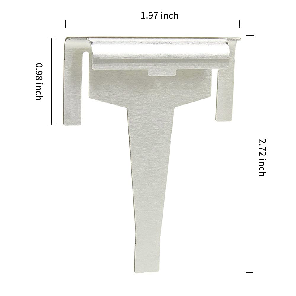 [DA61-06796A Clip OEM Mania] DA61-06796A NEW OEM Produced for SAMSUNG Refrigerator Drain Clip Evaporator Replacement Part - Replaces AP5579885 2683162 PS4145120