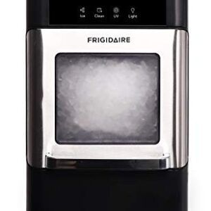 Frigidaire EFIC235-AMZ Countertop Crunchy Chewable Nugget Ice Maker, 44lbs per day, Self Cleaning Function