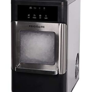 Frigidaire EFIC235-AMZ Countertop Crunchy Chewable Nugget Ice Maker, 44lbs per day, Self Cleaning Function