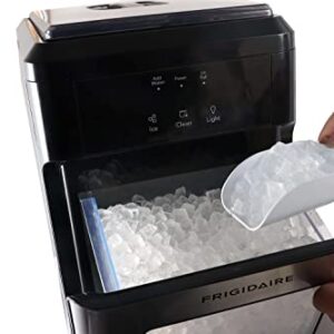 Frigidaire EFIC235-AMZ Countertop Crunchy Chewable Nugget Ice Maker, 44lbs per day, Self Cleaning Function