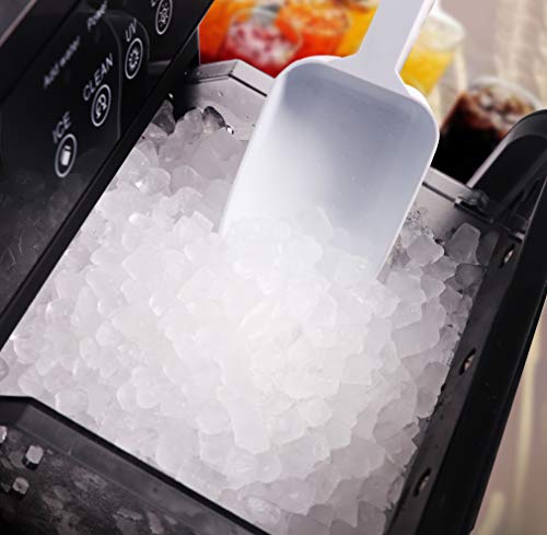 Frigidaire EFIC235-AMZ Countertop Crunchy Chewable Nugget Ice Maker, 44lbs per day, Self Cleaning Function