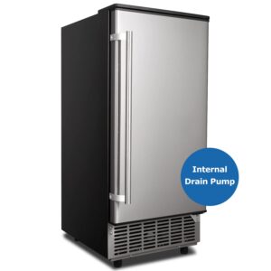 adt untercounter built in commercial ice maker machine freestanding household ice cube maker machine 80lbs daily
