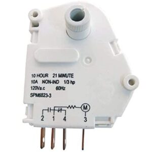 evertechpro wr9x388 defrost timer replacement for ge refrigerator d7004112 68233-3