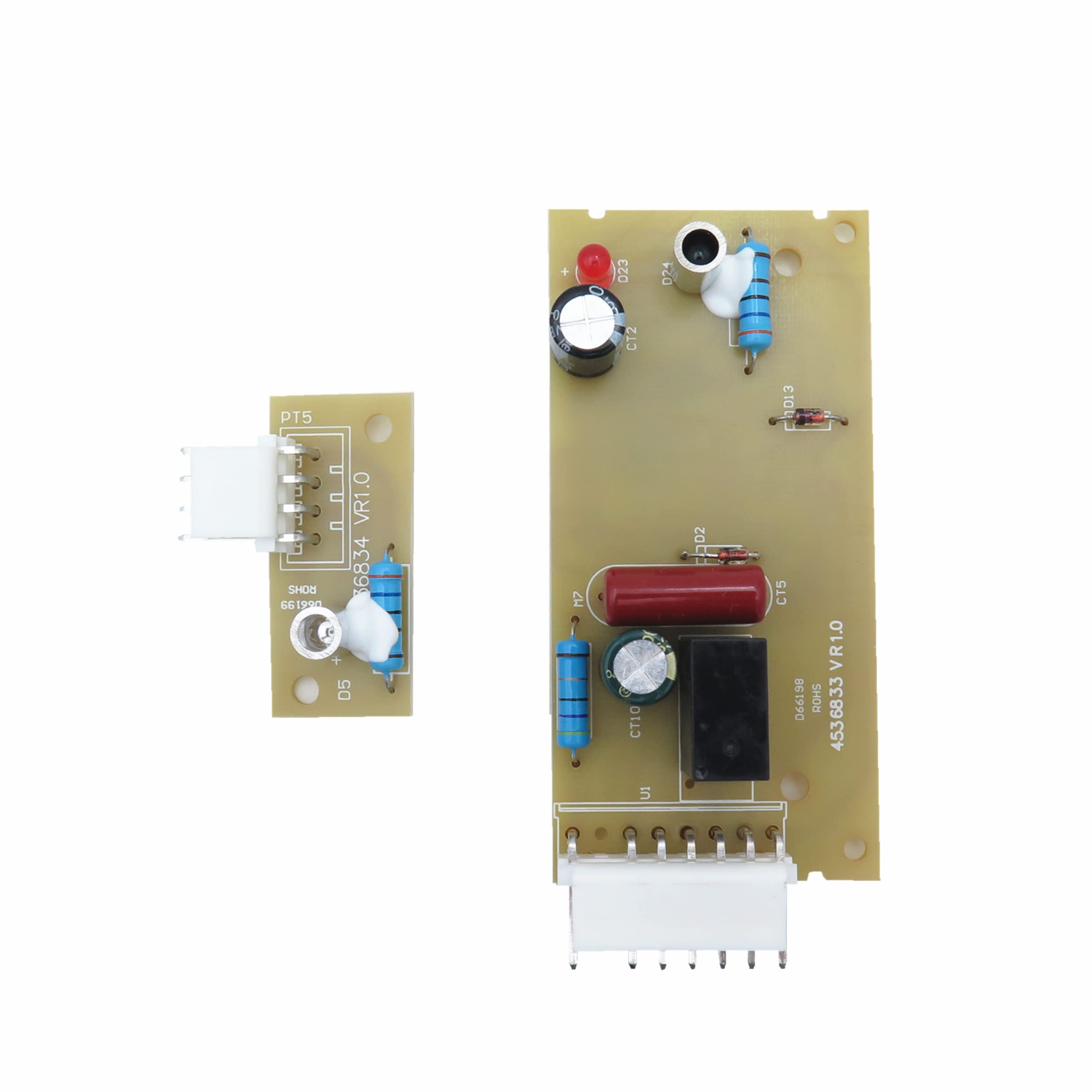 MAHUIBIN 4389102 Refrigerator Ice Maker Emitter Sensor Control Board Kit Compatible with Whirlpool Kenmore Replaces 2198586 PS557945 ADC9102 2220398 W10757851 AP5956767